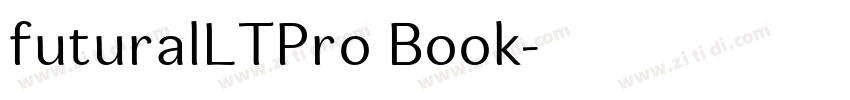 futuralLTPro Book字体转换